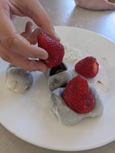 Ichigo Daifuku (mochi à la fraise)
